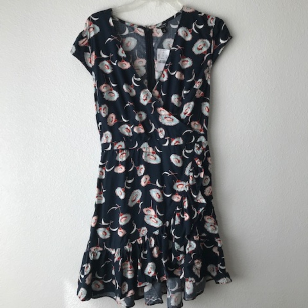 ruffle wrap dress